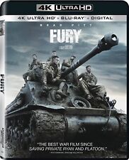 Fury (4k Uhd Blu-ray) Brad Pitt Shia Labeouf Logan Lerman Michael Peña