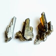 Gemmy Epidote Crystal 44ct/3pc. Skardu, Pakistan. Natural Mineral #ep4411