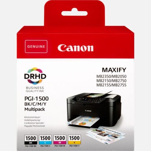 Genuine Canon Pgi-1500 Xl Ink Cartridge Maxify Mb2050 Mb2350 Mb2755 Mb2300 Lot