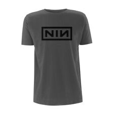 Grey Nine Inch Nails Trent Reznor Logo Autorisé T-shirt Hommes