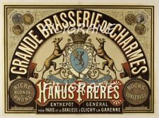 Hanus Brasserie Charmes Riiq - Poster Hq 40x60cm D'une Affiche Vintage