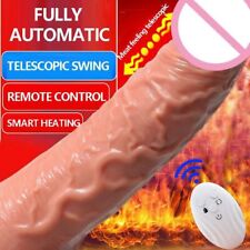 Heating-telescopic-dildo-huge-dick-vibrating-penis-suction Cup-women-masturbator
