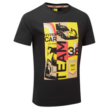 Hertz Équipe Jota Officiel Wec Piste #38 Voiture Graphique T-shirt Noir/jaune