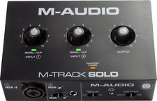 Interface Audio M-audio M-track Solo Interface Audio 2 Canaux 1 Entrée Combo + 1