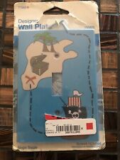 Jasco Decorative Pirate Ship Treasure Map Themed Wall Plate Light Switch Cover