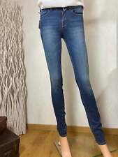 Jeans Coupe Slim Taille Mi-haute Modèle Bamboo Medium Blue Jeans - 33