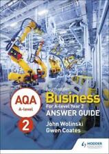 John Wolinski G Aqa A-level Business Year 2 Fourth Edition Answer Guide (poche)