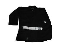 Karate,taekwondo,martial Arts Gi Black Color 7-oz With Free White Belt Thread(r)