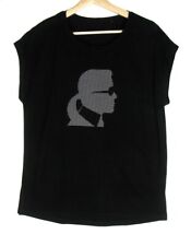 Karl Lagerfeld Tee-shirt Ikonik Tête Karl Pixels Reliefs Ts 36 Neuf DÉgriffÉ