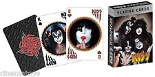 Kiss - Carte Da Poker Playing Cards Official Deck 52 Images Gene Paul Ace Peter