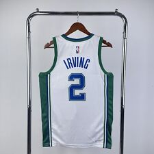 Kyrie Irving #2 Dallas Mavericks White Green Swingman Maillot De Basket