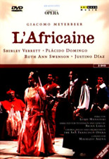 L' Africaine (dvd) Plácido Domingo Shirley Verrett Ruth Ann Swenson Justino Díaz