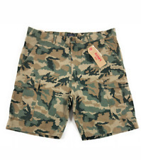 Levis Carrier Cargo Shorts Green Camo Camouflage 232510015 Mens, Multiple Sizes