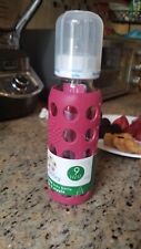 Lifefactory - Glass Baby Bottle With Silicone Sleeve Raspberry