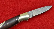 Lockback Custom Damascus Steel Folding Pocket Knife Palissandre Poignée...