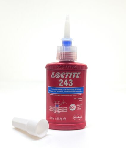 Loctite 243 Medium Resistance Normal Net Brake (bottle 50ml Blister