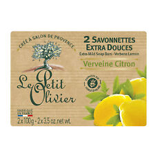 Lot De 3 - Le Petit Olivier - Savonnette Extra Douce Verveine Citron - Paquet De
