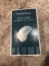 Madura Plumes Feather Fringe Curtain 57.1” X 110.3” Pink New Old Stock