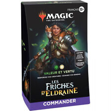 🇫🇷 Magic Mtg - Deck Commander: Les Friches D’eldraine Valeur Et Vertu - Fr