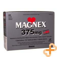 Magnex Magnésium Vitamine B6 Supplément 200 Comprimés Cerveau Nerveux Système