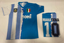 Maillot Fans De Maradona Célébration Moitié Naples Argentine Diego Adultes Bébé