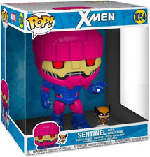 Marvel Pop! - X-men - Sentinel With Wolverine 25 Cm N°1054 Boite Abimee Funko