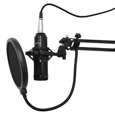 Microphone Streaming Condensateur Avec Support Réglable Accessoires Media-tech