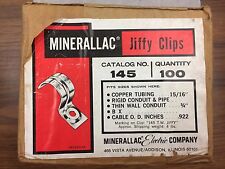 Minerallac 145 Standard Series Jiffy-clip 1-hole Strap; 3/4 Inch Box Of 100