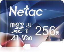 Netac | Carte Micro-sd 256go Classe 10 U3 100mo/s 4k | Gopro Switch & Smartphone