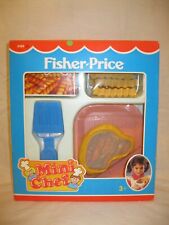 Neuf ScellÉ Vintage 80s Fisher-price 1989 Set N°2133 Mini Chef Cuisinier New Box