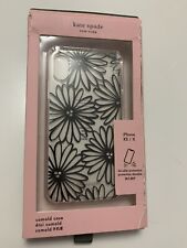 New Authentic Kate Spade New York Daisy Iphone Xs / X Case Black Clear