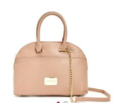 New Bebe Jenna Pebbled Convertible Dome Satchel Handbag Purse Shoulder Bag