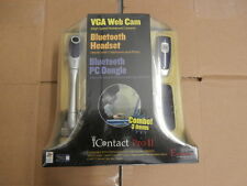 New Ezonics Contact Pro Ii Vga Web Cam & Head Set Unopened Model# Ez633