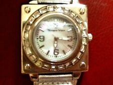  New Ladies 9 Inch Silver Metallic Tempo Viso Watch With Box