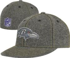 Nfl Baltimore Ravens Reebok 210 Premium End Zone Flat Viso Fitted Brim Flex Hat 
