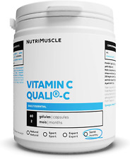 Nutrimuscle - Vitamine C Quali®c - 60 Gélules - 867 Mg Par Dose - Puissant Anti-
