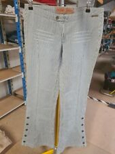 Pantalon à Rayure Bleu Et Blanc Femme 100% Coton Freeman Porter