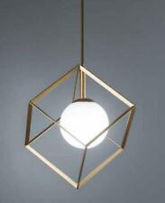Perenz Lampe Pendentif Cube Or 1xe27 Max 40w 6693or