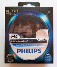 Philips Colorvision Bleu H4 12v 60/55w Coloré Effet 12342cvpbs2 (paire)
