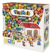 Playmais World Farm Craft Kit For Kids From 5 Years 850 Colored, Farming Templ