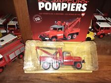 Pompier 1/43 Ixo Holmes Diamond T969 Grue Hachette Collection Camion Miniature