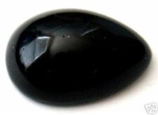 Rare Huge! 6.70 Cts Black Meteorite, Pear Cabochon