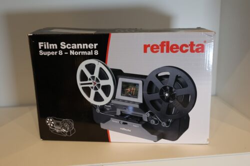 reflecta film scanner super 8 - normal 8 film/slide scanner black
