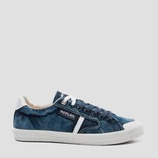 Replay Hommes Folk - Navy Trainers Pompes Chaussures