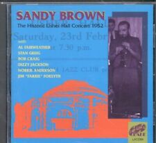 Sandy Brown Usher Hall Concert 1952 (cd)