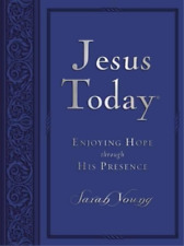 Sarah Young Jesus Today, Large Text Blue Leathersoft, With Full (de Piel Falsa)