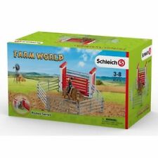 Schleich Farm World Rodéo Avec Un Cowboy 41419 Rodéo Series Figurine Ferme