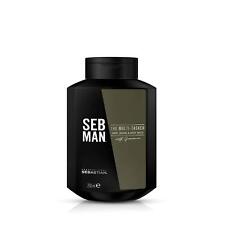 Seb Man | The Multi-tasker | 3en1 Gel Nettoyant Corps Cheveux Et Barbe | 250 Ml