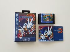 Sega Megadrive Sonic 3 (with Save) Pal Cover And Case Replacement