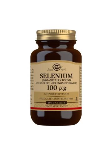 Selenium 100 Mcg 100 Tablets L-selenomethionine Solgar